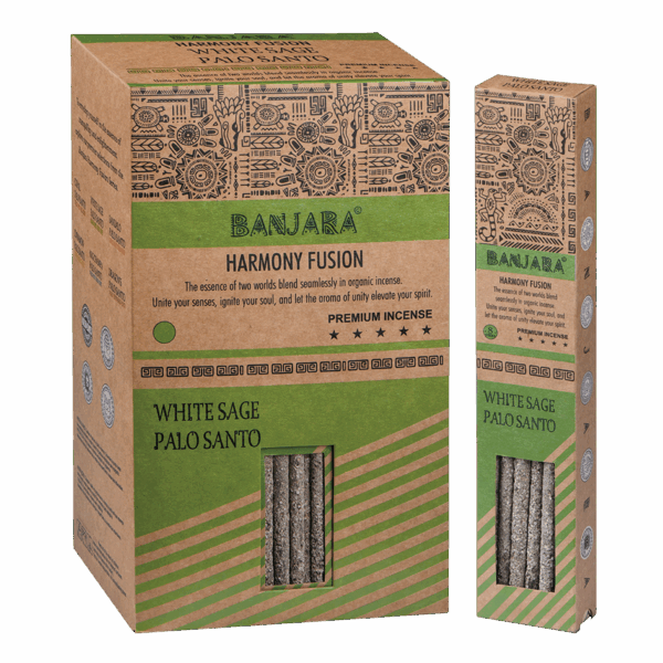 Banjara Palo Santo Füstölő Pálcikák - Fehér zsálya