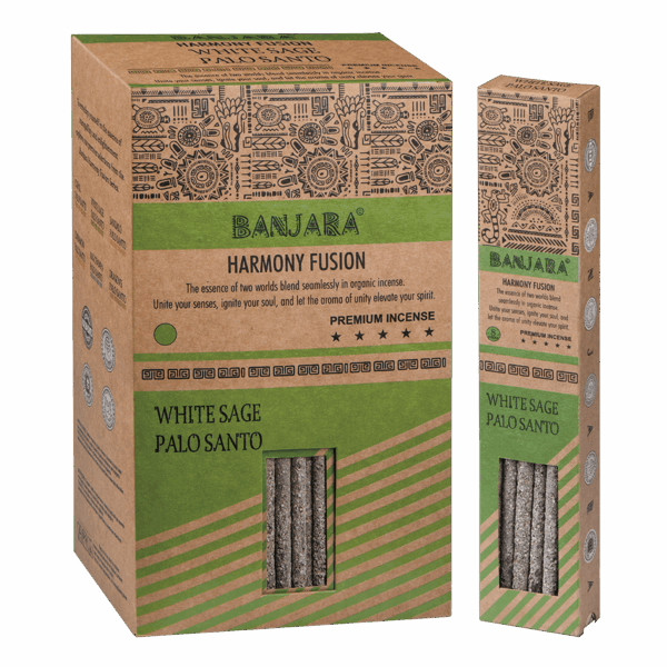 Banjara Palo Santo Füstölő Pálcikák - Fehér zsálya